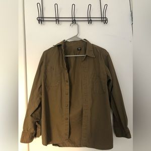 Uniqlo Oxford shirt. Brown